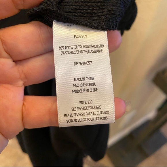 NWT~FOREVER 21 x ALMOST FAMOUS Women Black Ruched Dress Size Medium - Picture 8 of 9